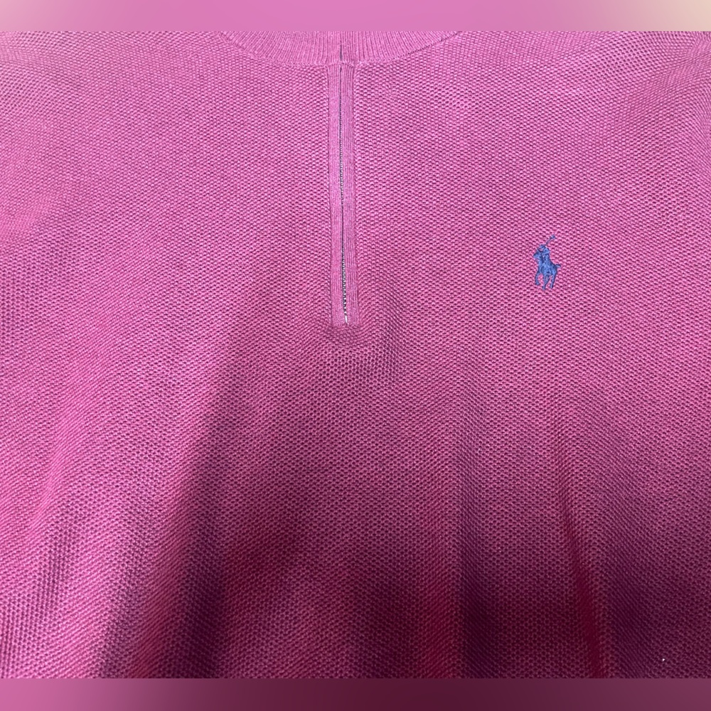 Polo by Ralph Lauren Pink Zip Up Sweater